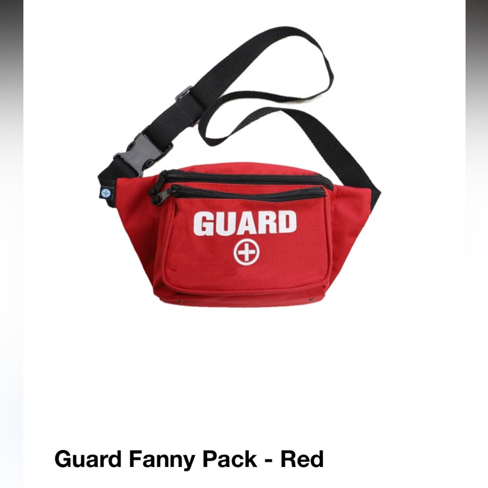 NWT Red LIFE-GUARD WATERMAN FANNY PACK FIRST AID WATERPARK WOMENS/MENS Bag